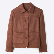 Tailored Suedette Jacket - LR117